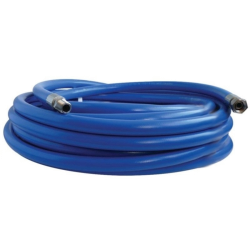 Tuyau flexible alimentaire et industriel | Tuyau flexible bleu alimentaire 3/4" -35° à +100°C 30 bar avec raccord 1/2"M et 1"...