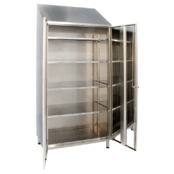 Armoire inox | Armoire inox - 2 portes - largeur 950 x 500 x 1800 / 2160 mm