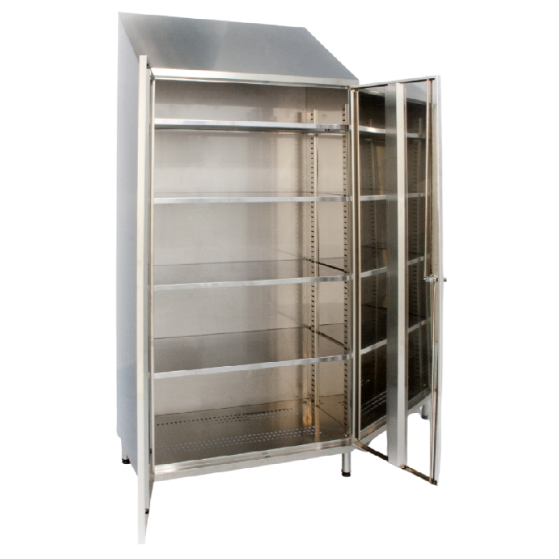 Armoire inox | Armoire inox 2 portes largeur 1400 x 500 x 1800 / 2160 mm | X-2018-441_1