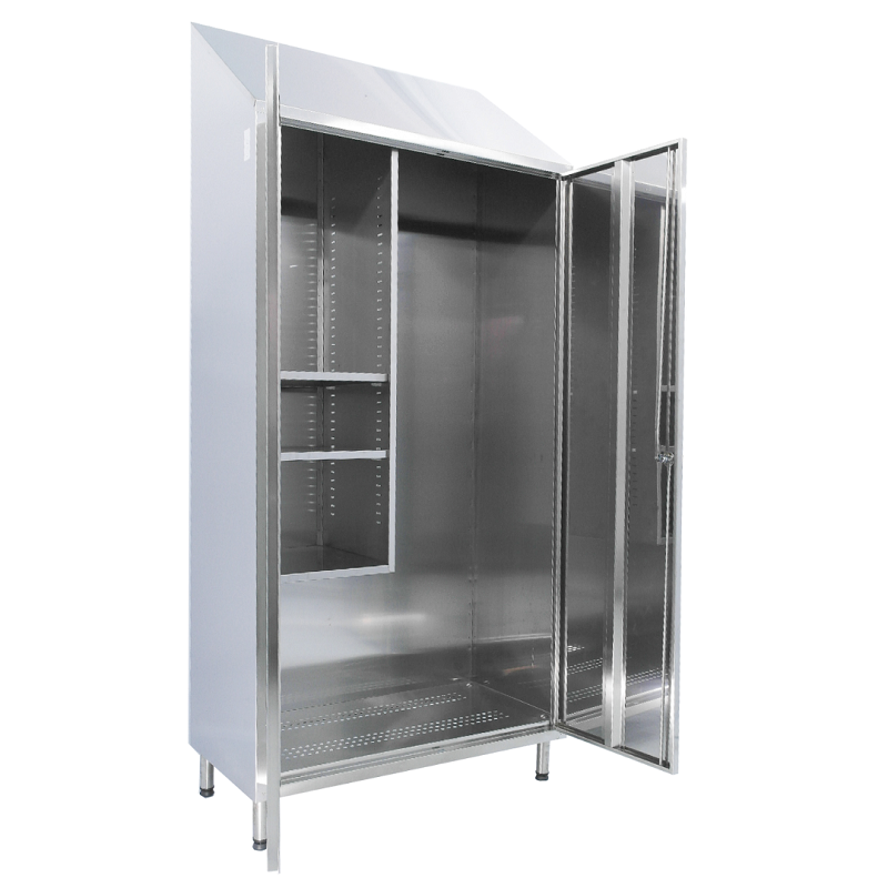 Armoire inox | Armoire inox range-balais et raclettes 2 portes 950 mm | C-2012E 441 Armoire inox | Armoire inox range-balais et raclettes 2 portes 950 mm | C-2012E 441