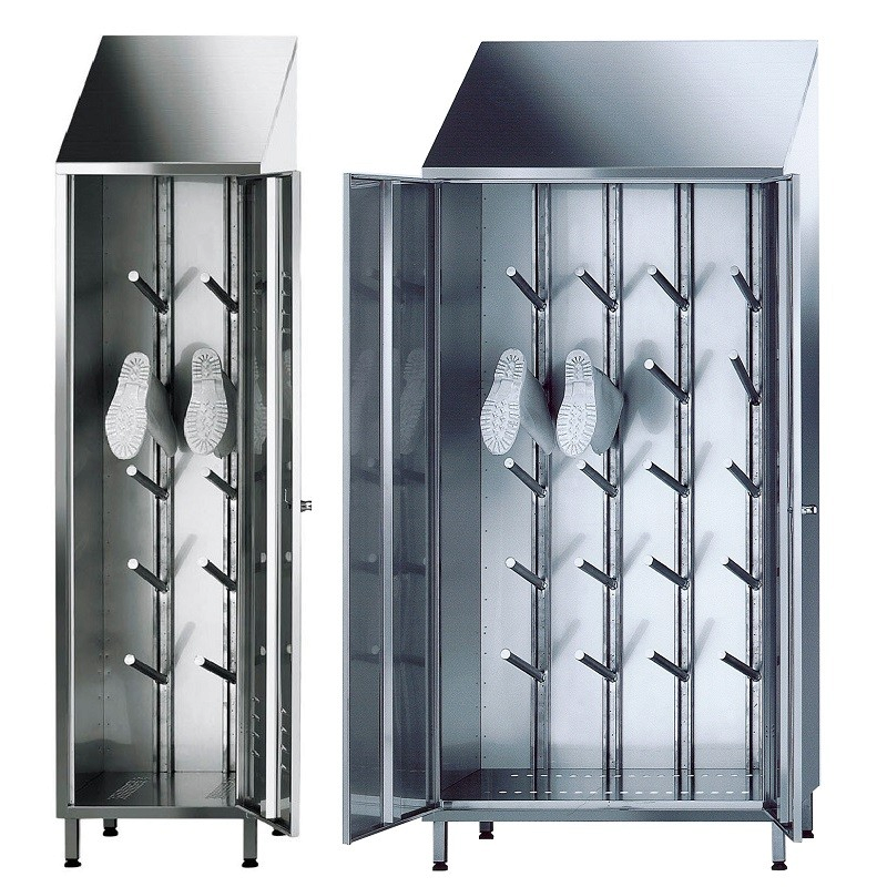 Vestiaire inox | Armoire inox range bottes 6, 12 et 16 paires de bottes | X-2025-441_1