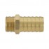Embout cannelé mâle laiton de 13 à 25 mm pour tuyau : Dimensions:19 mm x 1/2" BSP mâle