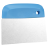 Vikan Grattoir Coupe-Pâte Racloir lame en acier inoxydable flexible, 146 mm 5 couleurs 4057 : Couleur :Bleu