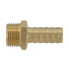 Embout cannelé mâle laiton de 13 à 25 mm pour tuyau : Dimensions:13 mm x 1/2" BSP mâle