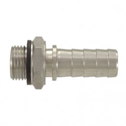 Embout | Embout cannelé mâle inox 316 de 13 à 25 mm pour tuyau | RVST013-C17