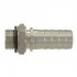 Embout cannelé mâle inox 316 de 13 à 25 mm pour tuyau : Dimensions:19 mm x 1/2" BSP mâle collerette ø 24 mm