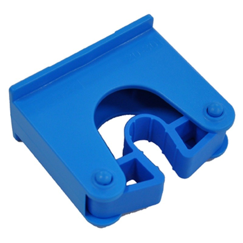 Support brosserie | Porte balai mural polypropylène Toolflex de 20 à 30 mm 10 couleurs HOLD1 | HOLD1_1