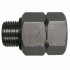 Raccord tournant Inox 316 mâle femelle sur roulement à bille : Dimensions:1/2" BSP mâle x 3/4" BSP femelle passage 14 mm