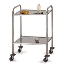 Chariot Inox | Chariot de service en inox 2 ou 3 niveaux livré démonté | AGE-441_1