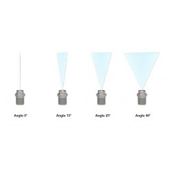 Buse haute pression | Buse haute pression inox de pulvérisation angle 40° 30 litres/minute NOZ4015 | NOZ4030