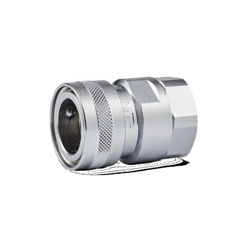 Raccord rapide laiton NITO | Coupleur NITO 63530A3 laiton chromé avec stop 3/4" x 3/4" BPS femelle | NIT-63530A3 Raccord rapide laiton NITO | Coupleur NITO 63530A3 laiton chromé avec stop 3/4" x 3/4" BPS femelle | NIT-63530A3