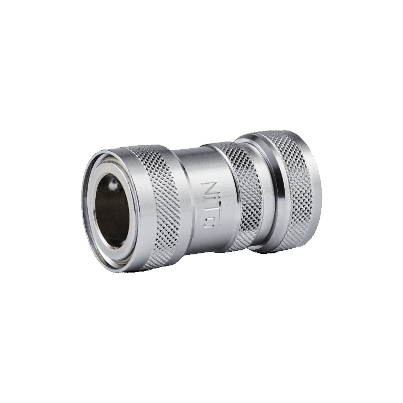 Raccord rapide laiton NITO | Coupleur NITO 53530A3 laiton chromé avec stop 1/2” x 3/4 BSP femelle | NIT-53530A3 Raccord rapide laiton NITO | Coupleur NITO 53530A3 laiton chromé avec stop 1/2” x 3/4 BSP femelle | NIT-53530A3