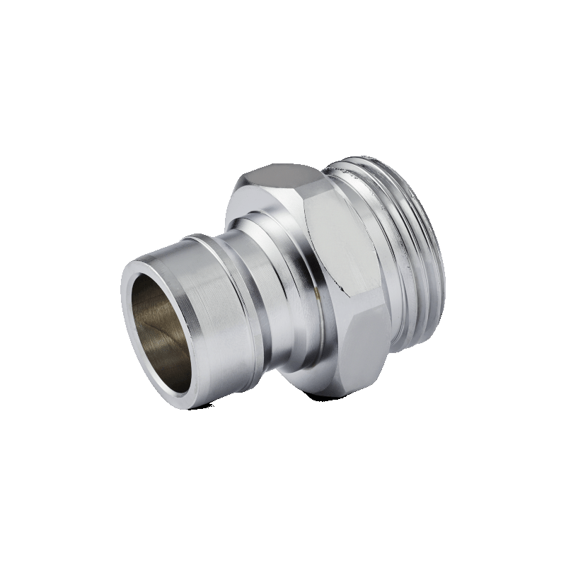 Raccord rapide laiton NITO | Adaptateur NITO 7364BA3 laiton chromé 1" x 3/4' BPS mâle | NIT-7364BA3 Raccord rapide laiton NITO | Adaptateur NITO 7364BA3 laiton chromé 1" x 3/4' BPS mâle | NIT-7364BA3