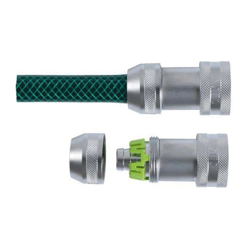 Raccord rapide d'arrosage laiton  | Raccord rapide arrosage laiton chromé NITO 5953LA3 avec stop 1/2" x embout 1/2" | NIT-595...