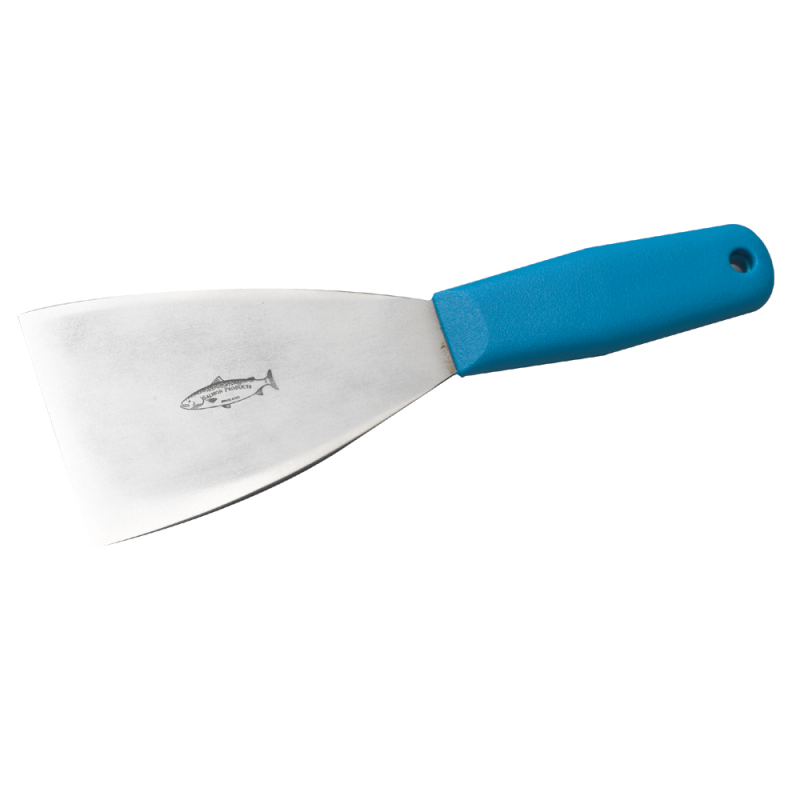 Grattoir et Mélangeur | Grattoir à main en inox 75 mm bleu ou rouge MSC3 | MSC3
