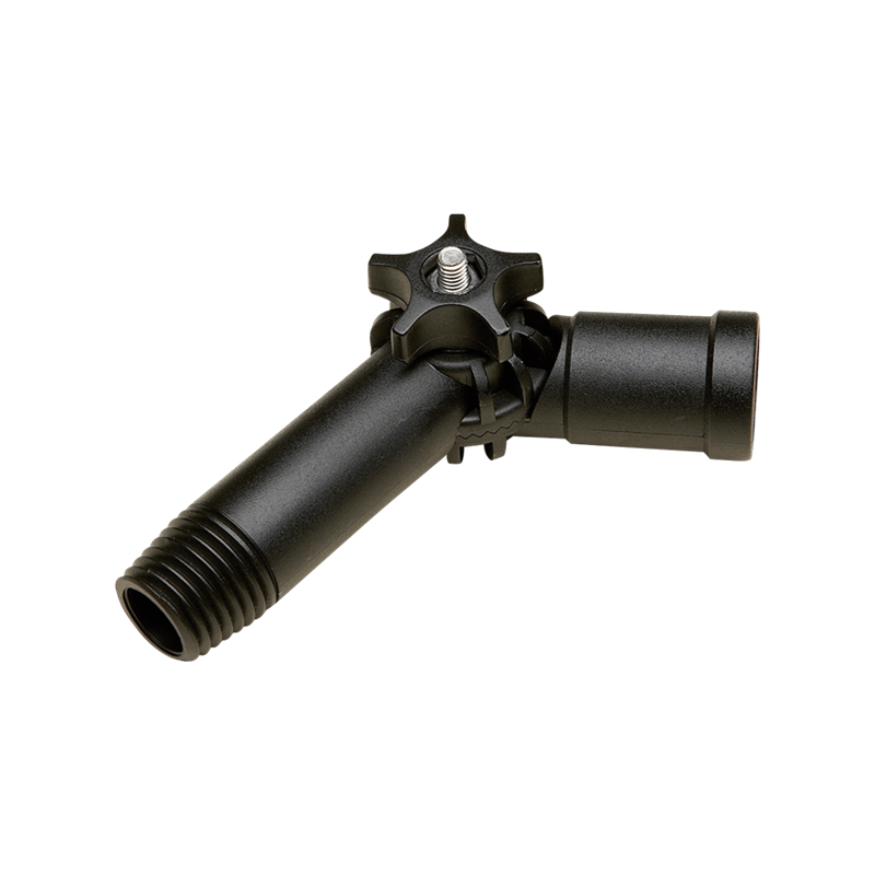 Manche pour balais | Vikan Embout articulé avec filetage et pas de vis, 140 mm Noir 29989 | VIK-29989