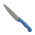 Couteau de cuisine détectable lame standard inox 3 dimensions 5 couleurs BST Detectable : Couleurs manches:Bleu, Dimensions lames:15 cm, Lames :Lame standard