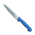 Couteau de cuisine détectable lame fine inox 2 dimensions 5 couleurs BST Detectable : Couleurs manches:Bleu, Dimensions lames:18 cm, Lames :Lame fine