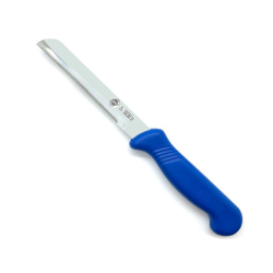 Couteau détectable | Couteau à légumes détectable manche bleu lame inox dentelée BST Detectable | K1203B-SE
