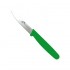 Couteau d'office détectable lame inox standard ou dentelée 5 couleurs BST Detectable : Couleurs manches:Vert, Dimensions lames:7,5 cm, Lames :Lame standard