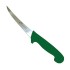 Couteau à désosser détectable lame inox courbée 5 couleurs BST Detectable : Couleurs manches:Vert, Dimensions lames:15 cm, Lames :Lame courbée