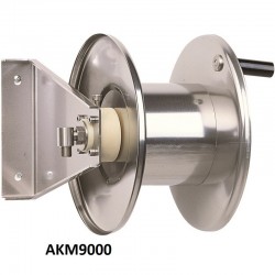 Enrouleur manuel inox RAMEX | Enrouleur manuel inox pour tuyau 3/8" 20m ou 1/2" 20m | AKM9000