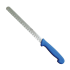Couteau à pain détectable lame inox festonnée dentelée 5 couleurs BST Detectable : Couleurs manches:Bleu, Dimensions lames:20 cm, Lames :Lame festonnée dentelée