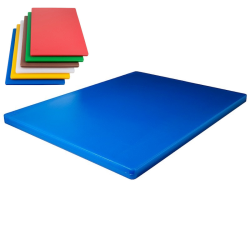 Couteau détectable | Planche à découper plastique PEHD 61 x 46 cm épaisseur 25 mm 6 couleurs | COT-1524610