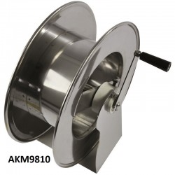 Enrouleur manuel inox RAMEX | Enrouleur manuel inox pour tuyau 3/8" 35m ou 1/2" 25m - 200 bar - RAMEX | AKM9810_1