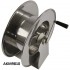 Enrouleur manuel inox pour tuyau 3/8" 35m ou 1/2" 25m - 200 bar - RAMEX : Diamètre:3/8" 35m - 1/2" 25m
