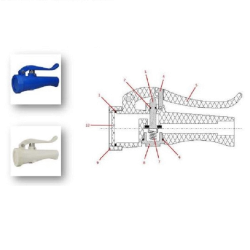 Pièces détachées pistolets de lavage | Pièces de rechange pour douchette bleue alimentaire | AKKS-B_1