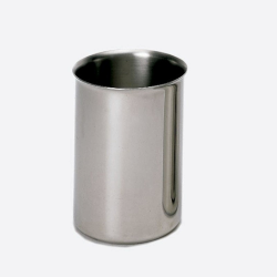 Bécher Inox | Bécher inox à bord verseur avec couvercle de 250 à 5000 ml Selecta | 8002902