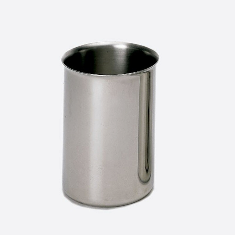 Béchers Inox | Bécher inox à bord verseur avec couvercle de 250 à 5000 ml Selecta | 8002902_1