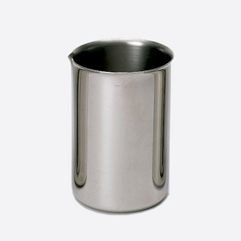 Béchers Inox | Bécher inox à bec verseur avec couvercle de 250 à 5000 ml Selecta | 8012902_1