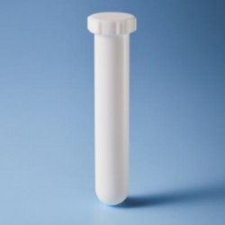 Tube et microtubes à essais | Tube à essai cylindrique fond rond avec bouchon PTFE Téflon Cowie technology 3 modèles | COW-01...