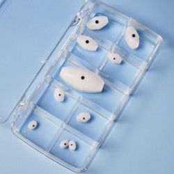 Barreau d'agitation magnétique | Boîte d'ensemble de barreaux d'agitation Turbo elliptiques en PTFE Cowie technology™ 10 pièc...