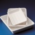 Bac avec rainures PVC KARTELL | 7 modèles : Dimensions Ext. (mm):245x195x50, Dimensions Int. (mm):200x150x45