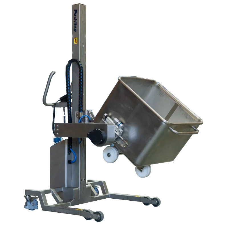 Chariot élévateur inox | Chariot élévateur inox renverseur de cuve Europe | MK5PCEUR