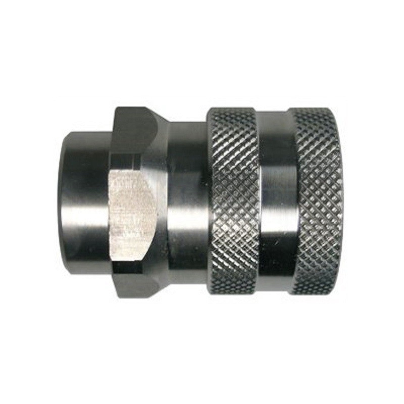 Raccord rapide inox 80 bar et 200 bar | Raccord coupleur rapide haute pression COUPL1/2-F inox 1/2" BPS femelle 200 Bars | CO...