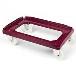 Chariot roule bac | Chariot roule bac agroalimentaire 200Kg roues inox PA pivotantes 2 couleurs | MM-30702_1
