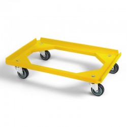 Chariot roule bac | Chariot roule bac 200Kg roulettes pivotantes en acier 5 couleurs | MM-23203_1