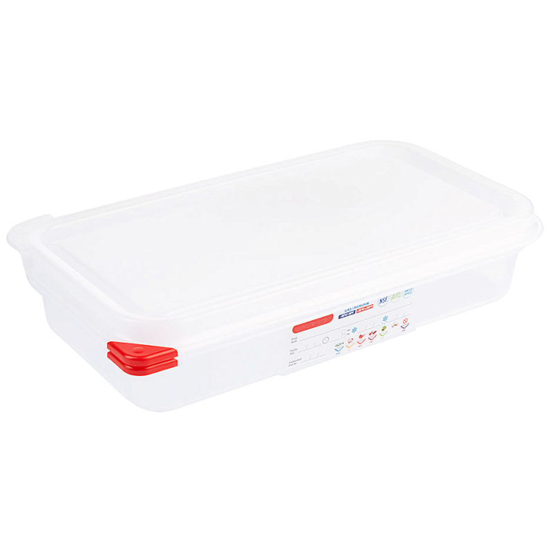 Bacs Gastronorme | Bac Gastro polypropylène GN 1/4 HACCP dimensions 162 x 265 x 65 mm | COT-5014065