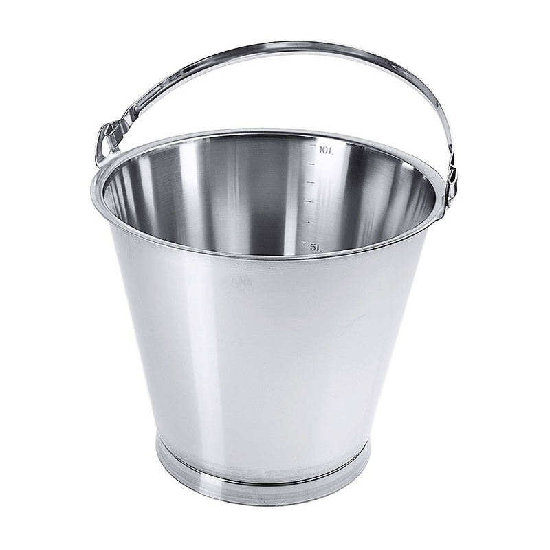 Seau Inox | Seau inox avec renfort alimentaire et de laboratoire de 10 à 20 litres | COT-416010_1