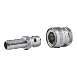 Raccord rapide laiton NITO | Kit couplage rapide de tuyau laiton chromé NITO 63506A3 3/4" | NIT-63506A3