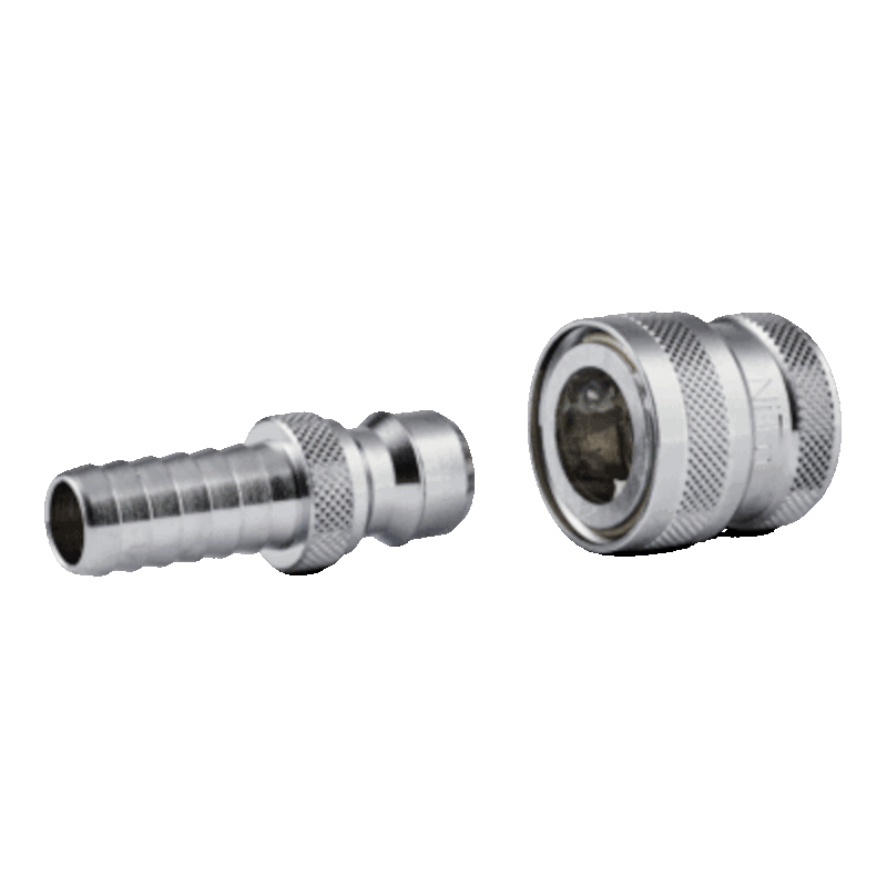Raccord rapide laiton NITO | Kit couplage rapide de tuyau laiton chromé NITO 63506A3 3/4" | NIT-63506A3