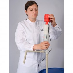 Pompe vide-fût EnergyOne avec bloc d'alimentation Burkle