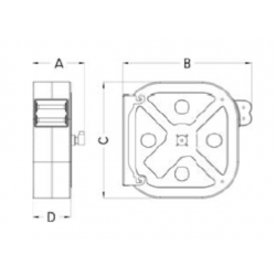 Enrouleur automatique inox sans tuyau | Enrouleur automatique inox cartérisé 200 bar pour 20 m tuyau 1/2" | OMP-38320