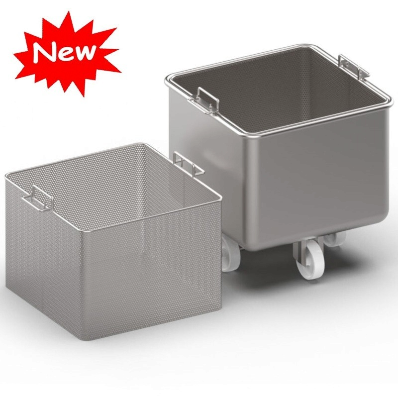 Cuve et Pétrin inox | Cuve Europe en inox avec panier 200 litres | BRO-3320200-442_1