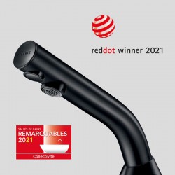 Robinet de lavabo automatique BLACK BINOPTIC piles 6 Volts DELABIE 478035