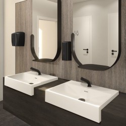 Mitigeur de lavabo automatique BLACK BINOPTIC MIX 220 Volts DELABIE 378MCHB